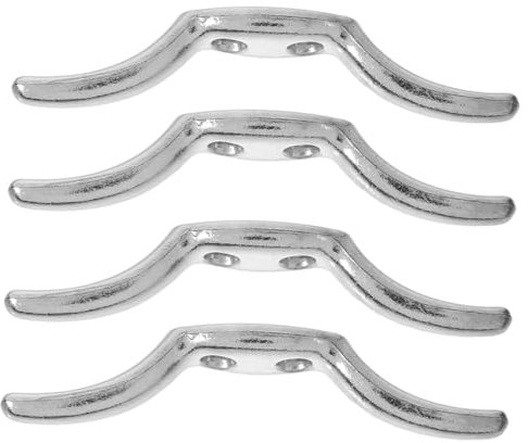 BESTYASH 4 StüCk Metall Schnurklemmen FüR Jalousien Einfache Installation FüR Fenster Mit Vertikalen Und Rollos Silber