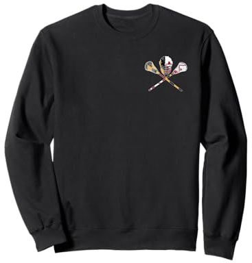 Boys Lacrosse Helmet Sticks LAX Maryland Flag Gift Sweatshirt
