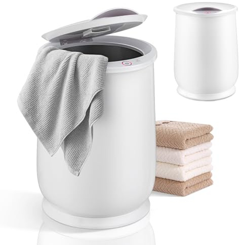 LIFEZEAL Cubo Calienta Toallas Eléctrico para Baño 21L, 130℃, Rápido, Calienta Toallas, Pañuelos, Mantas, Ropa, Calcetines, Ropa de Cama, con Indicador de Seguridad, Compartimento para Aromas, Apagado