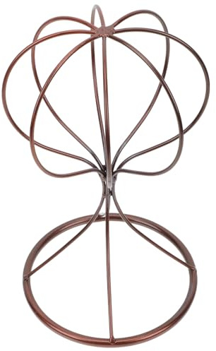 WEKAMOS Modern Hattställ för Bord Dekorativ Hattdisplay med Kupolformad Design för och Hem Fristående Hattställ Skyddar Hattar från Deformation och Fall för Klädbutiker och Varuhus