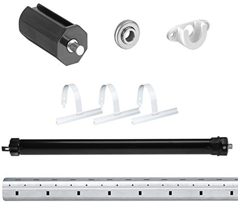 NOBILY Rolladen-Komplett-Set f. 40mm Achtkantwelle Elektronischer Mini-Rolladenmotor 13Nm + Mechanik-Set mit 100cm Welle