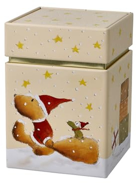 Goebel X-Mas Peter Schnellhardt teburk vintertime vänner av metall flerfärgad, mått: 7,5 cm x 7,5 cm x 11 cm, 26–500–20–1