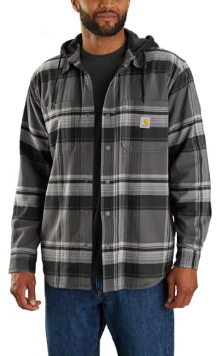 Carhartt Rugged Flex™ Relaxed Fit Midweight Flannel Long-Sleeve Plaid Shirt