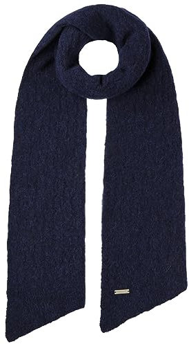 Seeberger Majalisa Alpaka Strickschal Schal Wollschal Damenschal Damen - Winter Herbst-Winter - One Size dunkelblau