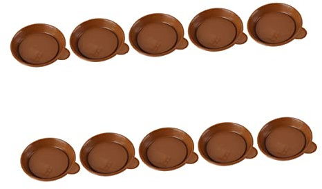 Milisten Ensemble De Soucoupes Anti- pour Pots De Fleurs 6 8 Cm De Diamètre en Plastique pour Protéger Les Sols Et Les Tables