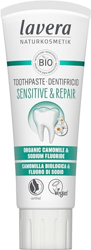 Lavera Organic Sensitive & Repair Toothpaste with Fluoride New 75ml