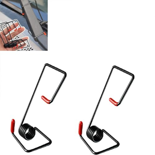 2024 Windshield Wiper Arm Pressure Spring Booster, Wiper Arm Pressure Spring Set, Windshield Wiper Tension Spring, Enhance Wiper Performance, Car Windshield Wipers Replacement Kit (2 pcs)