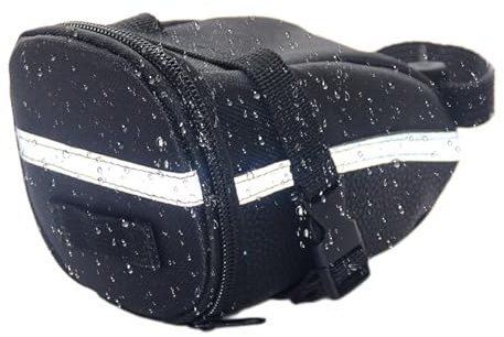 Tewzafiya Fahrrad-Satteltasche, Fahrrad-Satteltasche | Wasserdichter Strap | Sattelrucksack,Reflektierende Rahmen-Aufbewahrungstasche, wasserdichtes Fahrradzubehör, kleine Tasche für Rennrad, Mountainbi