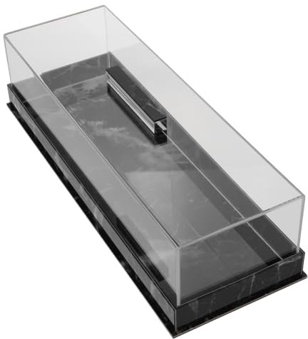 ABOOFAN Acrylic Cake Tray Stand Rectangular Dessert Display Box Lids for Party