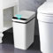 Strixorn Sensor Trash Bin, Automatic Rubbish Bin with Lid For Bedroom, Bathroom Motion Sensor Trash Garbage Can, Motion Sensor Kitchen Bin, No Noise Waterproof Intelligent Bin, 12L