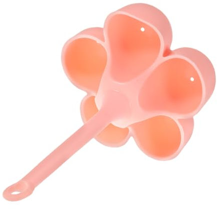 Homoyoyo Stampo per Uova in Silicone Rosa 5 Fori Multifunzionale per Cuocere a Vapore e Bollire Uova, per Alimenti per Ragazzo Ragazza e Viaggi in Cucina