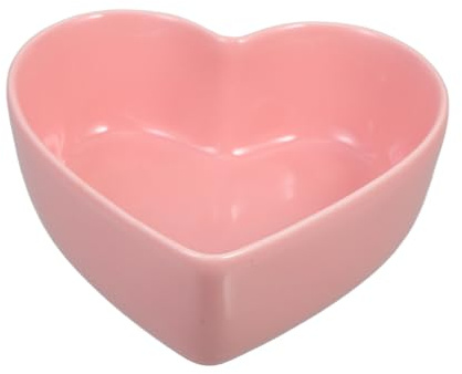 TOPBATHY Heart Shaped Bowl Ceramic for Salad Soup Snacks Dessert Multi-Functional Stylish Kitchen Tableware