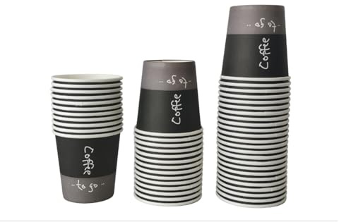 Generisch Kaffeebecher Pappbecher 1000 Espressobecher - 100ml 4oz - Einwegbecher -kaffeebecher einweg für Kalt & Heißgetränke wie Tee Kaffee Espresso - Getränkebecher für Espresso