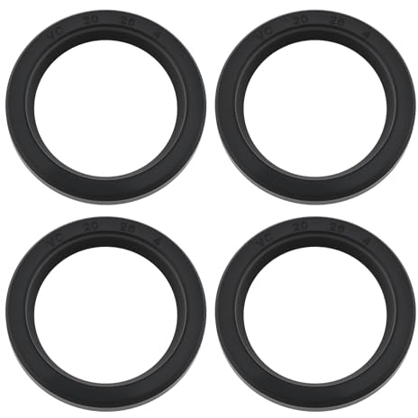Create idea 4 Pezzi Paraolio TC 20x26x4mm NBR Guarnizione Per Albero Motore Pompa Cambio Applicazioni Automobilistiche