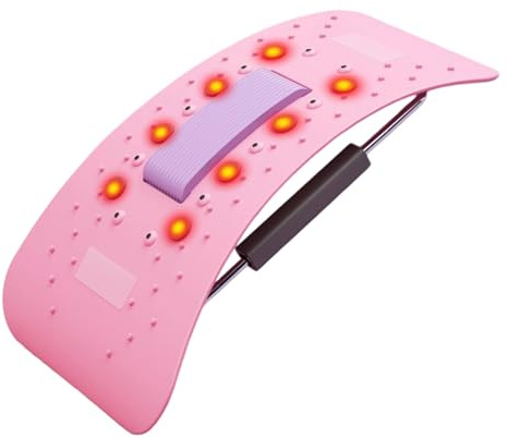 Tabla De Estiramiento Para La Espalda | Ergonómico con Imán de Calor,Dispositivo De Estiramiento Lumbar Para Crujidos | Molestias Relajación Muscular Gimnasio Casa Post