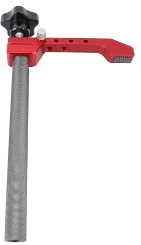 AUNMAS 19mm Bench Dog Clamp, Aluminum Alloy, Adjustable Screw, Large Pressing Plate for Woodworking Planing and Cutting Tasks