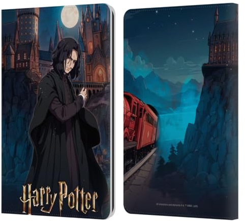 Head Case Designs Offizielle Harry Potter Severus Snape Anime Feier Leder-Wallet-Hülle Kompatibel mit Kindle Paperwhite 1/2 / 3