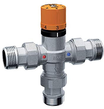 3955 34 Mitigeur thermostatique SOLARFAR 3/4complet avec raccords FAR