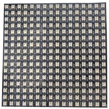 WESIRI 16x16 LED Matrix 256 Pixels WS2812B Digital Flexible LED Panel Individually Addressable Full Dream Color DC5V
