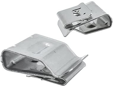 Photovoltaik Kabelclips, 30 Stück Edelstahl kabelklemmen Outdoor, Kabelhalter schraubbar für Kabelmanagement-Silber