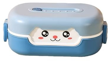 CYee Kawaii Bento Box Fiambrera para adultos, lonchera para gatos y niños, contenedor a prueba de fugas, caja bento japonesa para regreso a la escuela, sin BPA,