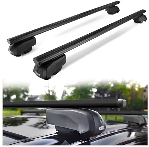 CHROMEMASTER Portapacchi da Tetto, Barre Tetto; Compatibile con Toyota Yaris Cross 2021+; Per il Trasporto di Box da Tetto, Portabiciclette, Scala | Struttura Leggera e Resistente in Alluminio