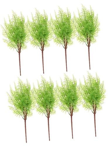 Zerodeko 8piezas Artificiales De Helecho Simulación De Verde para Decoración De y Jardín y Realista