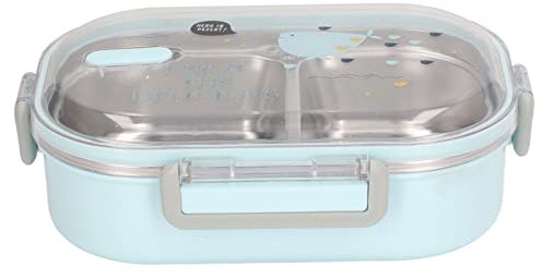 KIMISS Acier Inoxydable 304, Doublure pour Compartiment à Lunch Boîte Thermique pour Enfants, Acier Inoxydable Tiffin Chaud pour Isolation Illustration Style Conteneur à