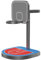 KU XIU X85 Estación de Carga 3 en 1 – Cargador Inalámbrico para iPhone 16/15/14/13/12, 5W para Apple Watch 10/9/8/7/Ultra, 5W para AirPods 4/3/2 Pro, Diseño Divertido con Basketball y Aluminio - Rojo