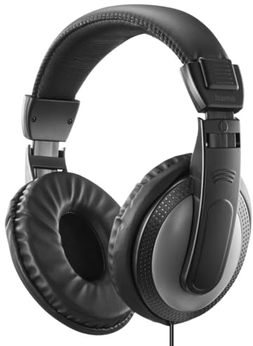 Hama Casque Shell II, Circum-aural, câble Long (2 m), Noir