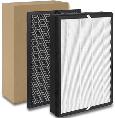 FY2420/30 Filter Kompatibel mit Philips Luftreiniger AC2882, AC2887, AC2889 & AC3829, Serie 2000 und 3000 Ersatzfilter, Ersetzt FY2422 & FY2420, inklusive 1 HEPA-Filter, 1 Aktivkohlefilter.