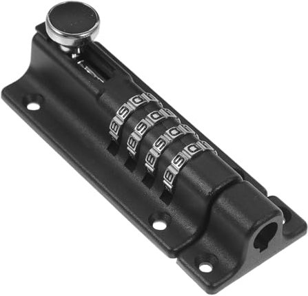 Zerodeko Verrou Porte Coulissante à Combinaison Sans Clé Verrouillage Porte Sécurisé Et Placards Résistant Corrosion
