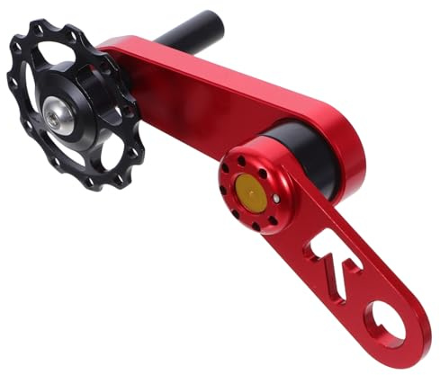 CLISPEED Tensor de Cadena para Bicicleta Sola Velocidad Guía Desviador Trasero de Aleación de Aluminio Diseño Compacto y Ligero para Mantenimiento Seguro