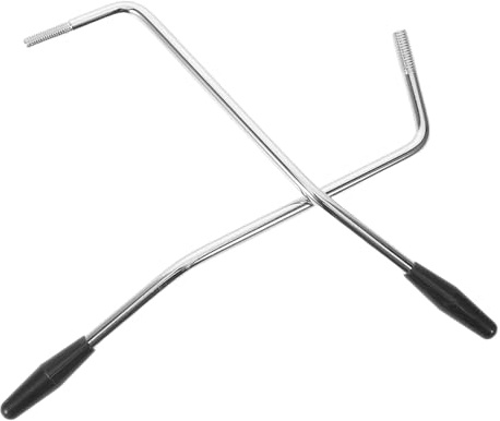 MOTHNUR 2 Piezas Palanca de Trémolo Metálica Roscada para Guitarra Eléctrica con Cabezas Negras Brazo Resistente y Versátil para Sistemas de Trémolo Eléctrico