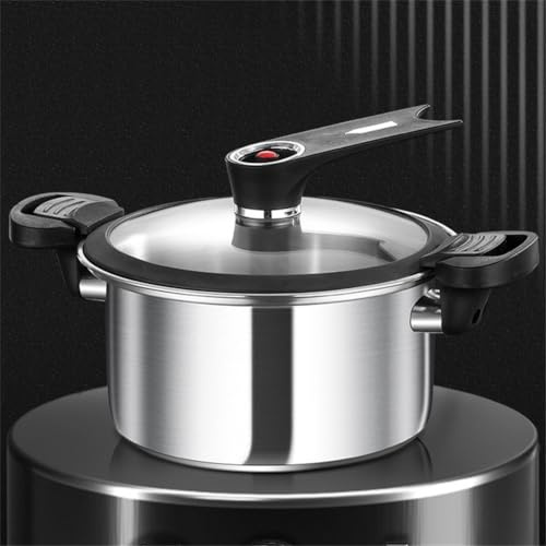 Risveglio Olla pequeña de 3,5 L para cocinar a presión al vacío para acero inoxidable, no multifuncional, vaporizador abierto para uso en llamas