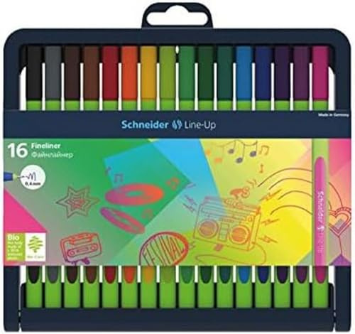 SCHNEIDER Fineliner Lineup 16er Stiftebox 0,4 mm 16 FL