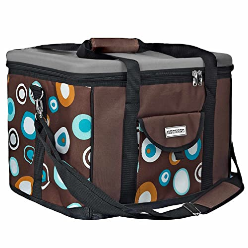 anndora Kühltasche XL 40 Liter – große Isoliertasche in Braun