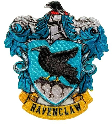 Mono Quick - Harry Potter Hogwarts applikationer, strykbild klistermärke lapp, Gryffindor Slytherin Hufflepuff Ravenclaw (18067 – Ravenclaw)