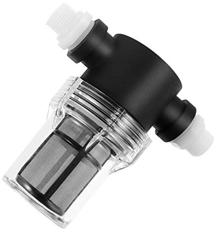 UKCOCO Water Cleaner Pre-Filter in-Line Strainer with 80 Mesh Stainless Steel Screen Easy Install Pump Filter for Home Water Purification