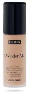 Pupa Fondotinta Fluido Waterproof Wonder Me (040 Honey Warm) - Fondotinta Perfezione istantanea e Leggerezza assoluta, lunga Durata, resiste all’Acqua e all’Umidità - Formato 30 ml