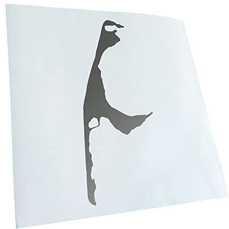 Kiwistar - Autoaufkleber - Sylt - Deutschland - Insel Aufkleber für Auto, Laptop, Fahrrad, LKW, Motorrad Mehrfarbig JDM Decal Racing
