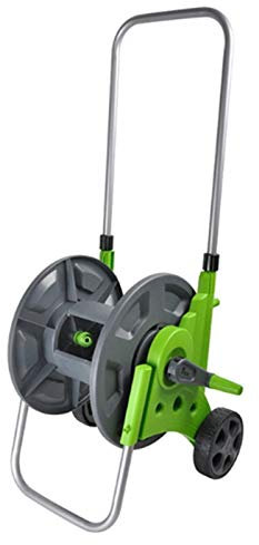 EDDGE Carrello avvolgitubo Portatile da 164 Piedi Carrello avvolgitubo for Acqua da Giardino con Ruote Irrigazione Carrello avvolgitubo for Tubo di Paesaggio all'aperto