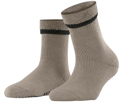 FALKE Damen Cuddle Pads W HP Baumwolle Wolle Rutschhemmende Noppen 1 Paar Stoppersocken, Beige (Sesame 4105), 35-38