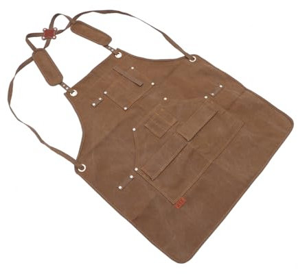 OATIPHO 1stück Multi-pocket Apron Für Holzarbeiter Verstellbare Langlebige Schürze Strapazierfähigem Canvas Für Handwerk Gartenarbeit Und Kunst Mit Schulterpolster Für Zusätzlichen