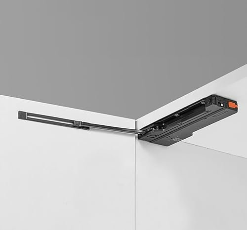 Cierrapuertas Abrepuertas Automático Operado hidráulicamente,sin manija de instalación Abrepuertas Oculto Marco de Aluminio Armario Puerta Prensa Amortiguador Reboteador