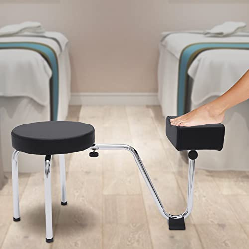 Pediküre Fußstütze Hocker Stuhl, Fußpflegehocker mit Fußstütze, Tattoo Fußhocker,Maniküre Nagel Fußstütze Beinstütze für Salon, Spa