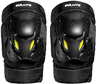 ZhuiKun Motorrad Knie Schienbeinschoner Ellenbogenschoner Verstellbar Powersport Schutz Dirt Bike Schutzausrüstung Knieschoner Ellenbogenschoner für Damen und Herren