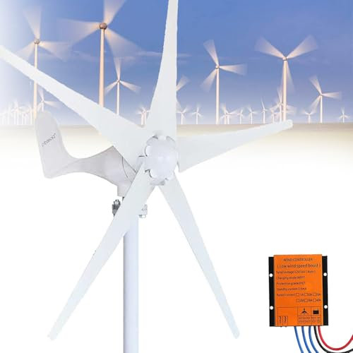 Turbina Eólica 3000w 4000w 5000w Dc 12v 24v 48v Turbina Aerogeneradora Con Kit De Turbina Eólica 5 Palas Para Suplementos Energéticos Domésticos,3000W-24V