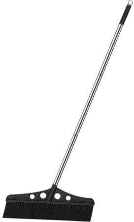 minkissy Wide Outdoor Broom with Ergonomic Handle Heavy Duty Detachable Sweeper for Efficient Cleaning of Gardens Warehouses and Patios Versatile Angle Broom for Concrete and Surfaces