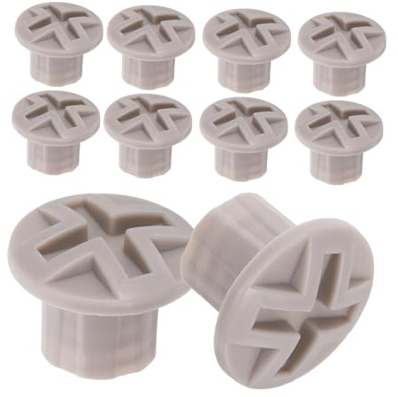 Kisangel 10pcs Slide Screw Caps for Play Equipment Plastic Covers with Inner Diameter Safe Smooth Finish Secure Attachment Fit for Slide Repair and Upgrade